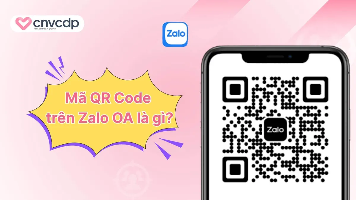 ma QR code tren nen tang Zalo OA