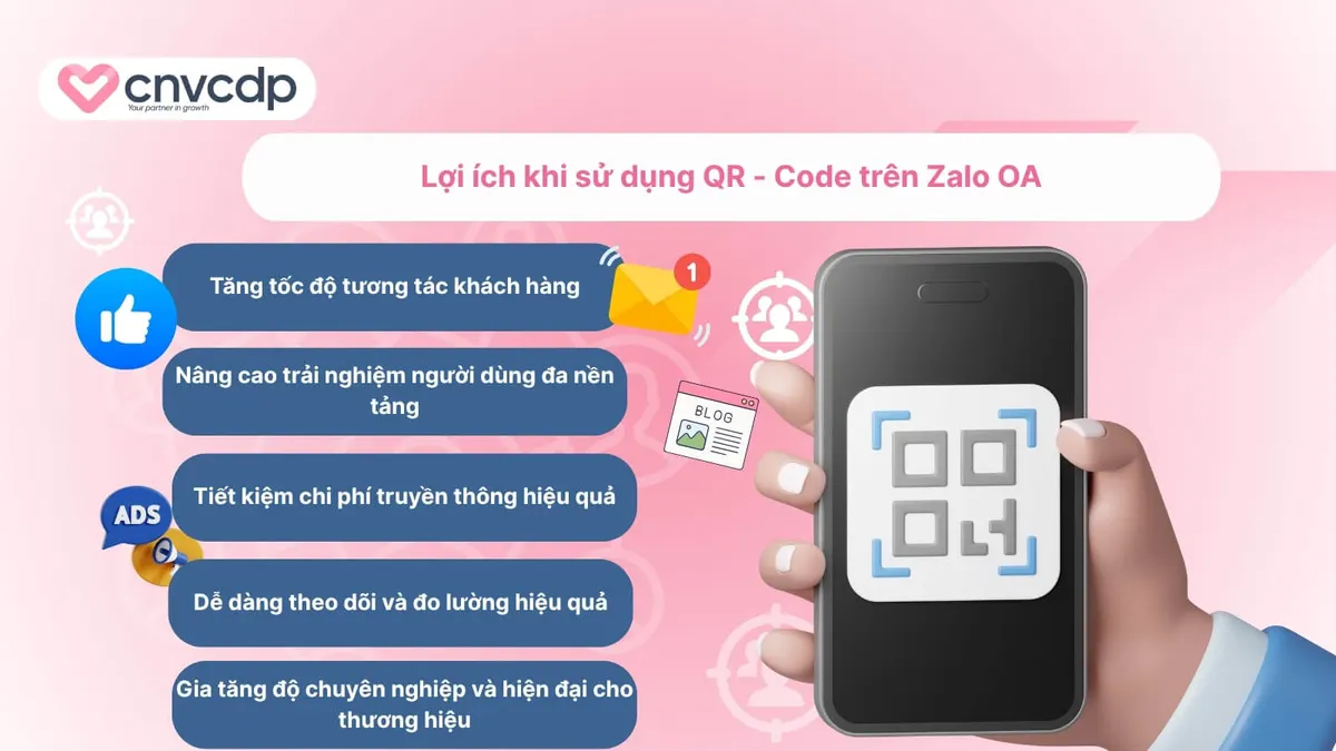 ly do doanh nghiep nen ap dung tinh nang QR Code tren Zalo OA