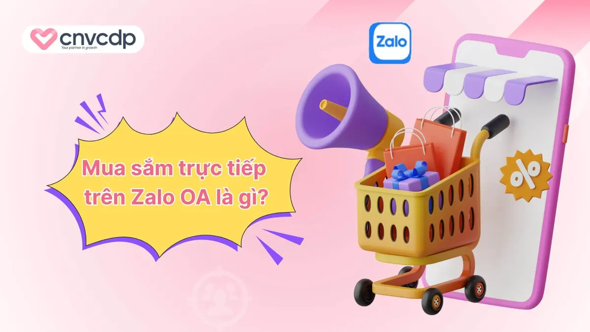 mua sam truc tiep nen tang Zalo OA