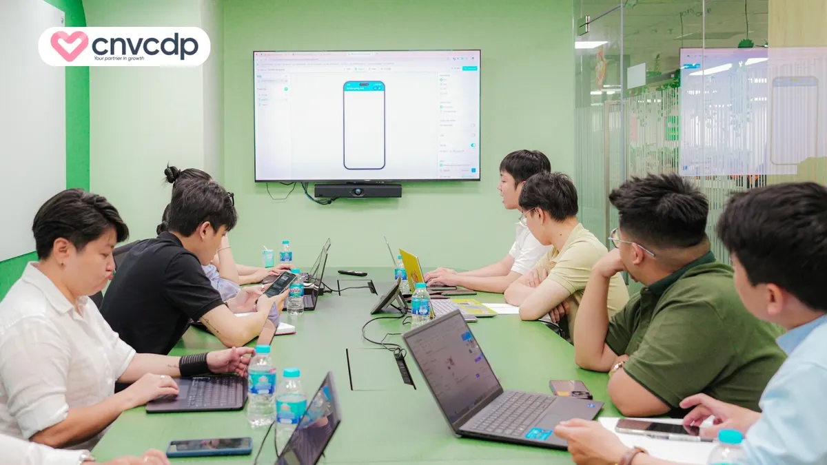 Quy trinh thiet ke Zalo Mini App cua CNV CDP