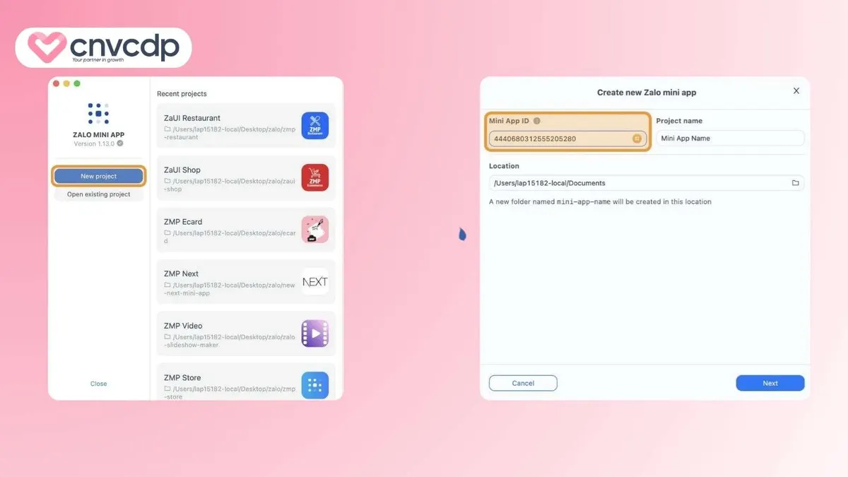 Cach lap trinh Mini App bang Zalo Mini App Studio