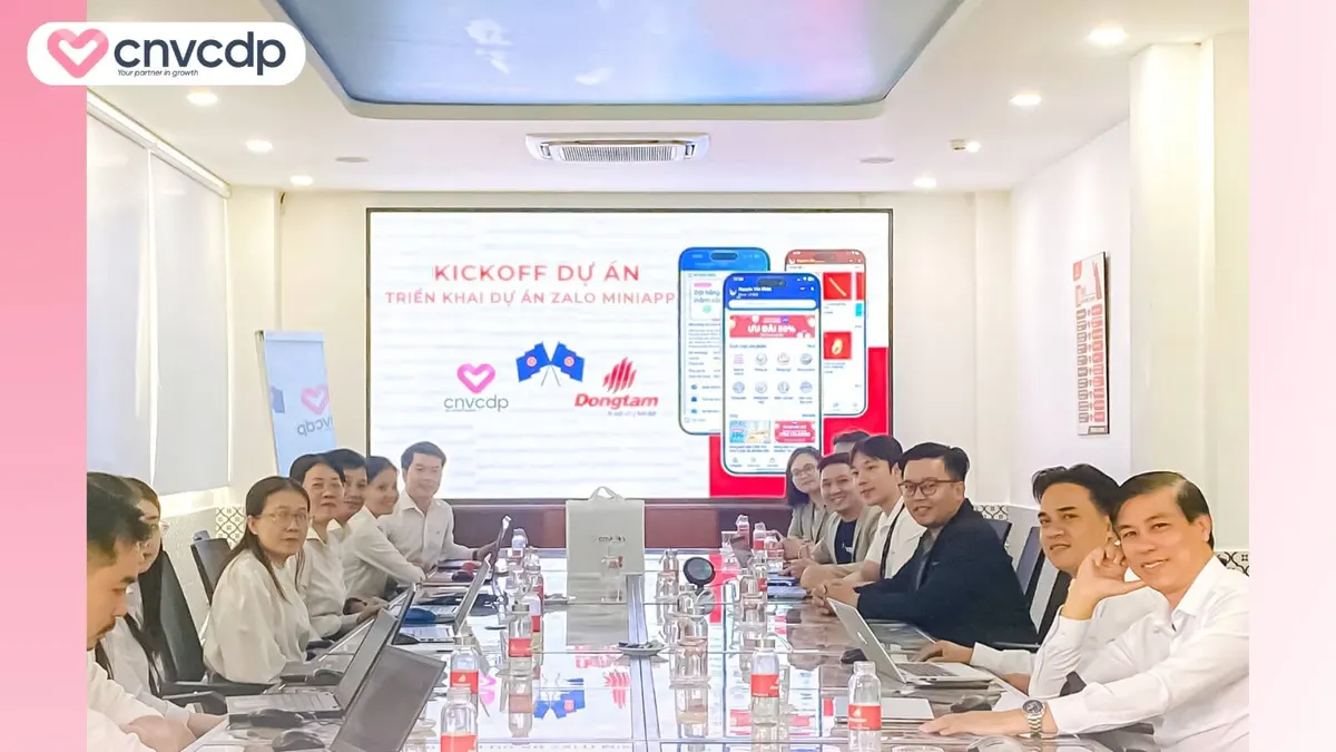 CNV CDP trien khai du an Zalo Mini App moi