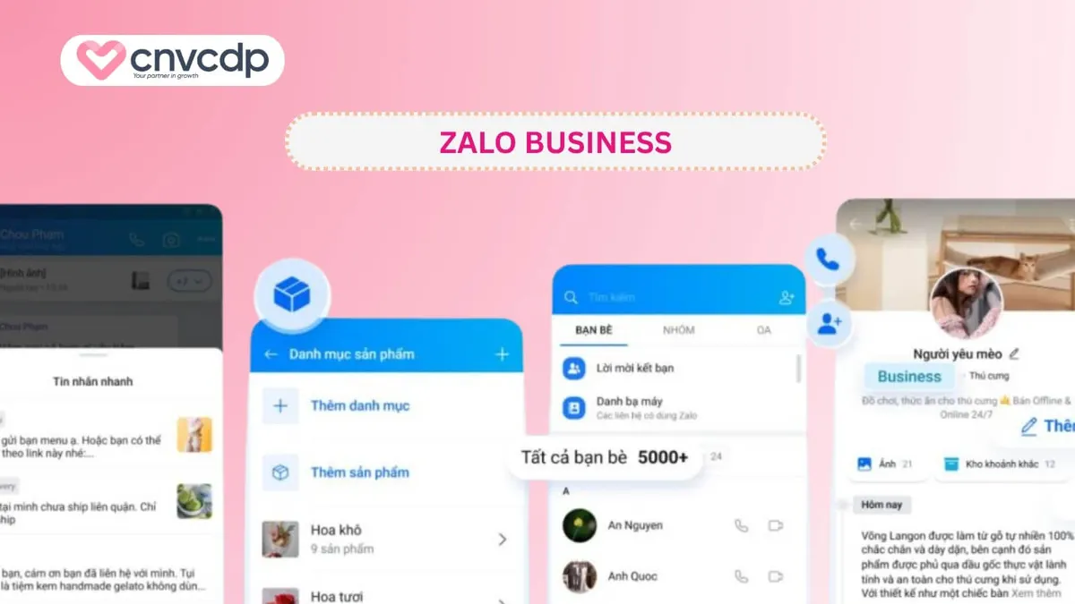 Tai khoan Zalo Business