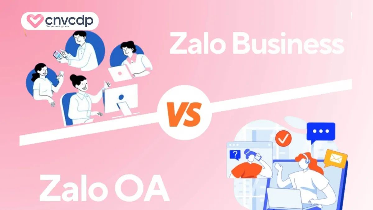 Phan biet Zalo OA va Zalo Business