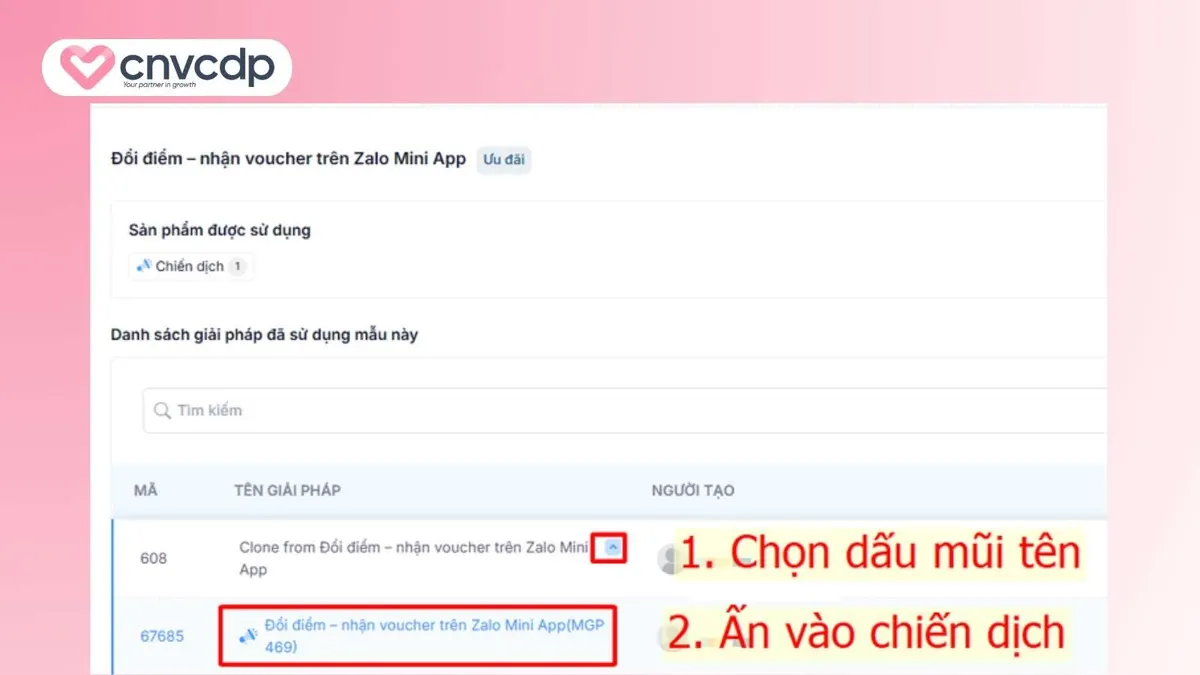 Chon dau mui ten